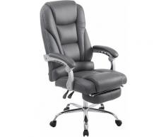 Sedia da ufficio Pacific in similpelle Grigio