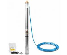 Pompa sommersa acqua pulite pozzi profondi 1900W 16 turbine 8,8m3/h 103m -GREENCUT