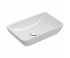 Villeroy & Boch Venticello semi-incasso - Lavabo da appoggio 411355, 550x360mm, senza foro per