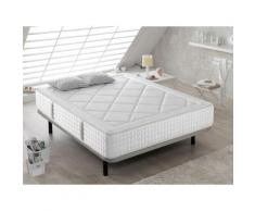 Materasso 105x200 AMELIE - ALTO 30 CM -Medio rigido -Schiuma bifacciale super morbida -Riposo