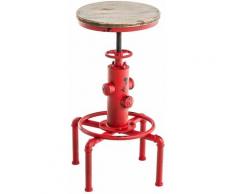 Sgabello Lumos Rosso