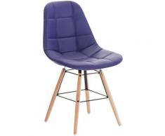 Sedia da Sala da Pranzo Tammy Similpelle Viola