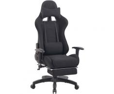 Poltrona Gaming Massaggiante Turbo XFM in Tessuto Nero/nero