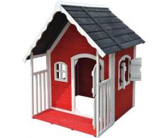 Wiltec - Casa casetta giochi per bambini in legno con veranda Giardino Esterno