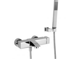 Miscelatore vasca completo di set doccia Level LEC023 | Cromo - Con set doccia - Paffoni