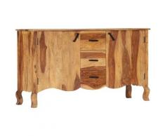 Hommoo Credenza 145x40x80 cm in Legno Massello di Sheesham VD47772