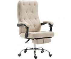 Sedia da ufficio Gear in tessuto Crema