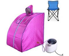 1000W Cabina Home Sauna,Sauna Portatile,Personale Spa Detoxify Perdere Peso?2L Viola
