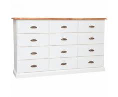 Credenza Madia Cassettiera Mobile Cucina con Ante in Legno robusto Moderna