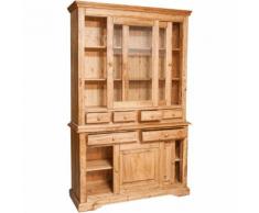 Vetrina Mobile Credenza in Legno e Vetro da Soggiorno Cucina Salone Ingresso