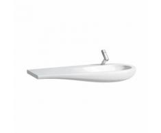 Laufen Alessi un lavabo, in costruzione, 1 foro per rubinetto, con sfioratore, mensola sinistra,