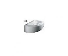 Dianhydro - VASCA IDROMASSAGGIO ANGOLARE MOD. GRAZIA CON PANNELLO Versione Versione Destra DX