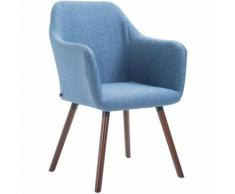 Sedia sala da pranzo PICARD V2 in tessuto Blu Noce (rovere)
