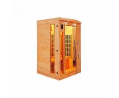 Sauna da casa a infrarossi 2 posti cm 120x105x190 MPCSHOP SN-APOLLON-2