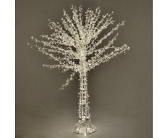 Albero Di Natale Luminoso Con 1016 Led Bianco Caldo H150cm Adami Cristallo
