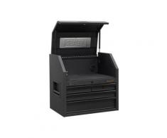 Sealey - Cassettiera professionale, 4 cassetti da 660 mm con chiusura ammortizzata e presa multipla