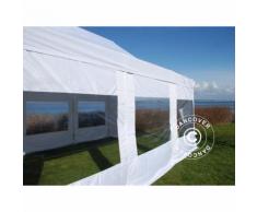 Gazebo pieghevole Gazebo rapido FleXtents PRO 4x12m Bianco, inclusi fianchi