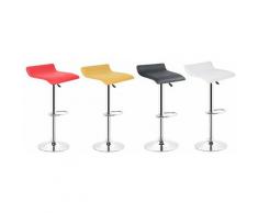 BATHRINS®Sgabelli bar x 8,Sedia da bar ,Sedie da Cucinabarra poggiapiedi cromata,Semplice sedia da