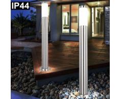 4x lampade a LED per esterni Smart Home a LED RGB acciaio inossidabile Alexa Google App luci di