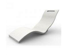 Sedia prendisole riscaldata Bianca cm 70x180x60 ARKEMA DESIGN - prodotto made in Italy