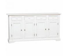 Credenza Madia Cassettiera Mobile Cucina con Ante in Legno robusto Moderna