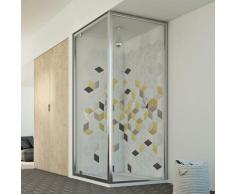 Box Doccia 75x75 AP. 75 CM H198 trasparente mod. Cristal Duo 1 Anta