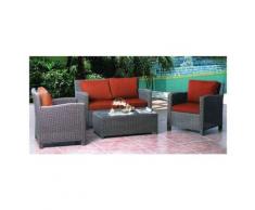 A.c. - Salotto como in polirattan per giardino esterno