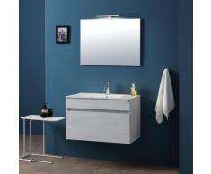 Mobile Bagno Sospeso Da 80 Cm Con Cassettone Promenade Sole