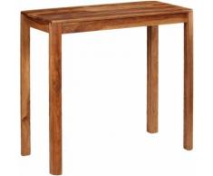 Tavolino da Bar in Legno Massello di Sheesham 115x55x107cm