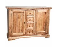 Credenza Madia Cassettiera Mobile Cucina con Ante in Legno robusto Moderna