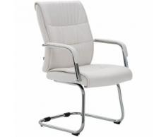 Sedia Sievert in similpelle Bianco