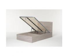 Letto Contenitore Hi-Box Singolo Grande 120X190 Olmo Naturale - Cangu'