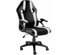 Tectake - Sedia da ufficio Goodman - nero/bianco