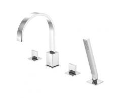 Steinberg Serie 135 Vasca da bagno/doccia a 4 fori Armatura statica, con sporgenza 210 mm - 1352402