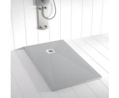 Piatto doccia ardesia pietra PLES Grigio cemento - 160x90 cm