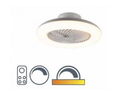 QAZQA Ventilatori da soffitto clima - Design - Plastico,Acciaio - Bianco - Tondo Non sostituibile