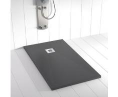 Piatto doccia ardesia pietra PLES Antracite - 160x90 cm