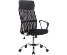 Mobili Rebecca - Rebecca Mobili Sedia Poltrona Direttore Nera Smart Working Ufficio