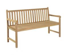 vidaXL Panchina da Giardino 150 cm in Teak - Marrone