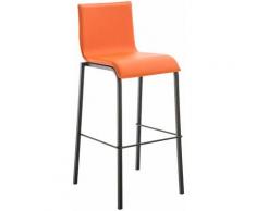 Sgabello Avola b78 similpelle Arancione