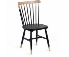 SKLUM Sedia Shor Dipper Nero Legno