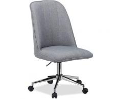 Sedia girevole poltrona da ufficio design carico max 120 kg altezza regolabile HLP: 106 x 53 x 52