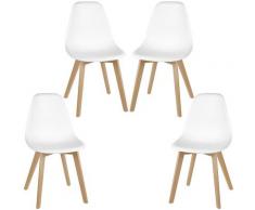 Sedie da Pranzo Imbottito/ufficio con Faggio Wooden Legs Soggiorno, Sala da Pranzo, Caffè Negozi,