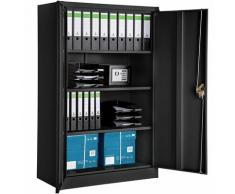 Armadio portadocumenti a 4 scomparti - cassettiera portadocumenti, armadio 2 ante, armadio