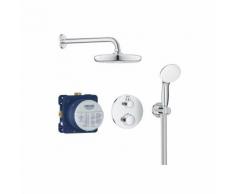 Sistema doccia ad incasso Grohe Grohtherm con soffione Tempesta 210, deviatore integrato a 2 vie, 2