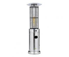Goldflame Riscaldatore per Esterni Terrazza Acciaio argento - Blumfeldt