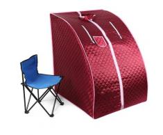 Cabina Home Sauna,Sauna Portatile,Personale Spa Detoxify Perdere Peso 98 x 70 x 80 cm 1.8L Rosso
