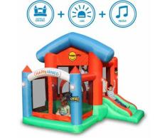 Castello Gonfiabile Musica House Scivolo per Bambini Vasca Palline Saltarello