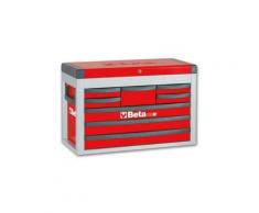 Cassettiera portatile con 8 cassetti Rosso Beta C23SC-R