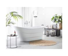 Vasca da bagno freestanding ovale bianca BUENAVISTA